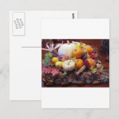 herfst tabel briefkaart (Voorkant / Achterkant)