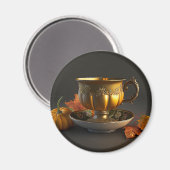 Herfst Teacup Magneet (Voorkant / Achterkant)