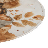 Herfst teckel honden pompoen snijplank (Hoek)