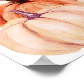 Herfst Teddy Bear Baby shower Welkomstbord Poster (Hoek)