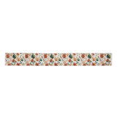 Herfst terra cotta en salie bladeren patroon lint (Voorkant)