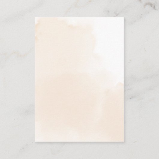 Herfst Terracotta en Burgundy Reception Informatiekaartje (Achterkant)