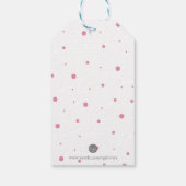 Herfst Th Waterverf White Pumpkin Fox Cadeaulabel (Achterkant)