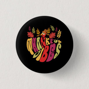 herfst Thanksgiving dag specia Ronde Button 3,2 Cm