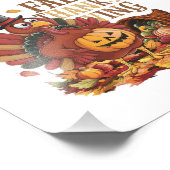 herfst THANKSGIVING Foto Afdruk (Hoek)