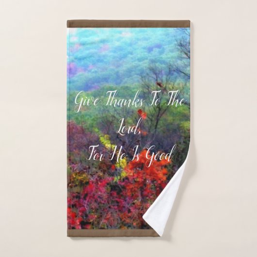 Herfst Thanksgiving Scripting Bad Handdoek (Handdoek)