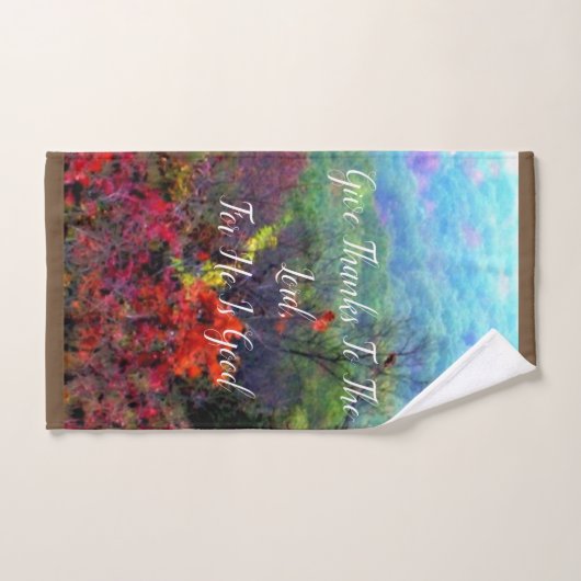 Herfst Thanksgiving Scripting Bad Handdoek (Handdoek)