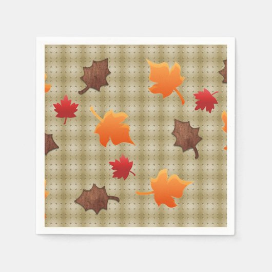 herfst Thanksgiving servetten (Voorkant)
