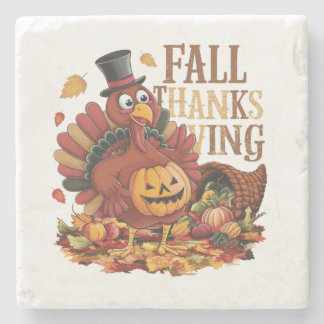 herfst THANKSGIVING Stenen Onderzetter