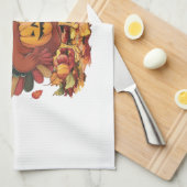 herfst THANKSGIVING Theedoek (Quarter Fold)