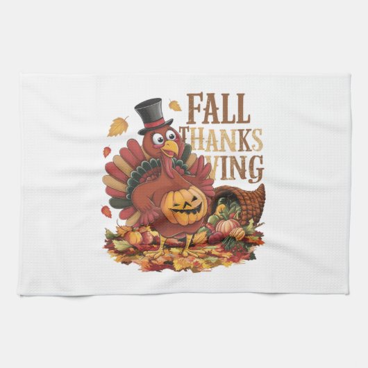 herfst THANKSGIVING Theedoek (Horizontaal)