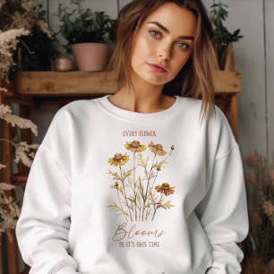 HERFST THEMA ELKE BLOEM BLOEIT IN ZIJN EIGEN TIJD TRUI