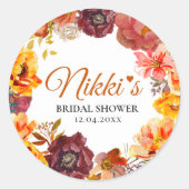 Herfst thema Favoriete Sticker (Voorkant)
