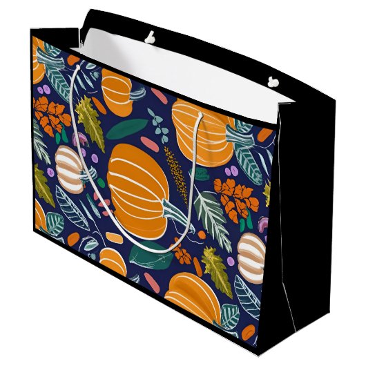 Herfst thema groot cadeauzakje (Achterkant Gekanteld)