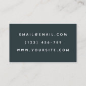 Herfst thema Leaf Visitekaartje (Achterkant)