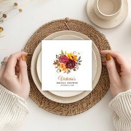 Herfst thema Papieren servetten, Standaard Cocktai Servet