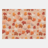 Herfst Thema Verpakking Papier — Reeks 3 vellen (Voorkant)