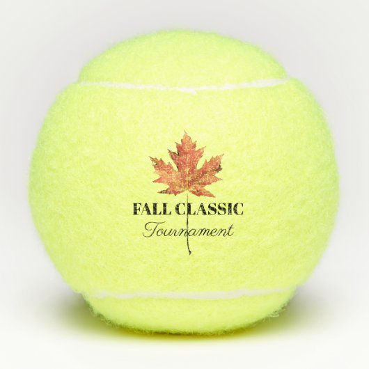 Herfst-thematoernooi Tennisballen (Voorkant)