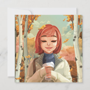 Herfst Thmed Feestdagenkaart