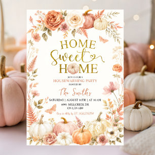 Herfst Thuis Zoete Thuis Housewarming Feest Kaart
