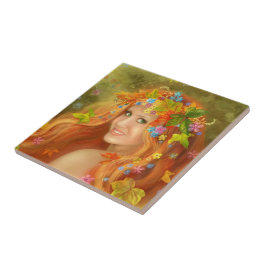 herfst Tile Fairy Tegeltje