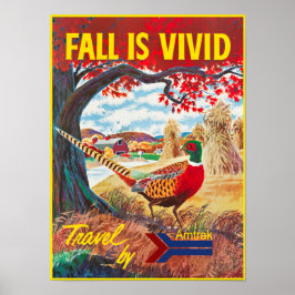 Herfst Travel Poster