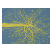Herfst Tree Silhouette Tafelkleed (Voorkant (Horizontaal))