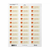 Herfst Tree Vrijgezellenfeest Return Address Label (Full Sheet)