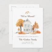 Herfst Trees House We hebben de aankondiging verpl (Voorkant / Achterkant)