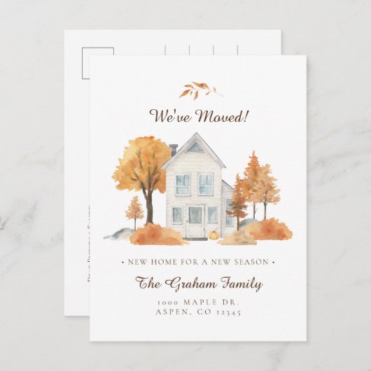 Herfst Trees House We hebben de aankondiging verpl