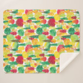 Herfst Trees Sherpa Deken (Voorkant (horizontaal))