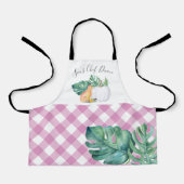 Herfst Tropische vos en witte pompoen Apron Schort (Voorkant)