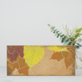  Herfst Trouwkerkprogramma Herfstbladeren Programma (Staand voorkant)