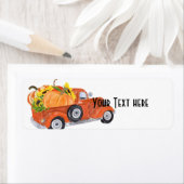 Herfst Truck 1 Etiket (Insitu)