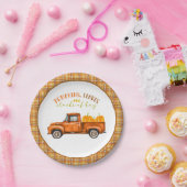 Herfst Truck Verjaardag Bord (Feest)