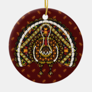 Herfst Turkey Ornament