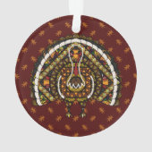 Herfst Turkije AcrylOrnament Ornament (achterkant)