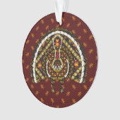 Herfst Turkije AcrylOrnament Ornament (voorkant)