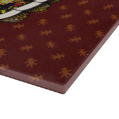 Herfst Turkije Glass Cutting Board Snijplank (Hoek)