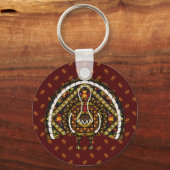 Herfst Turkije Sleutelhanger (Voorkant)