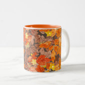 herfst tweekleurige koffiemok (Voorkant rechts)