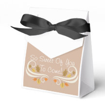 Herfst Uil Baby Favor Boxes!