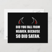 Herfst uit Heaven Satan Briefkaart (Voorkant / Achterkant)