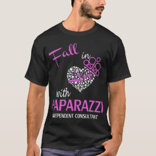 herfst uit liefde voor paparazzi fotograaf t-shirt
