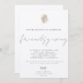 HERFST UITNODIGING (Voorkant / Achterkant)