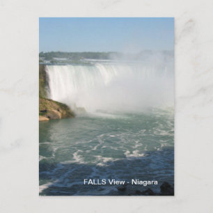 HERFST UITZICHT : Niagara USA Canada Briefkaart