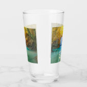 Herfst Uitzicht van Erawan Waterfall Thailand Glas (Rechts)