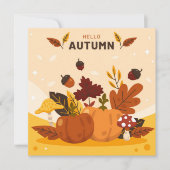 Herfst valentijnkaart (Voorkant)