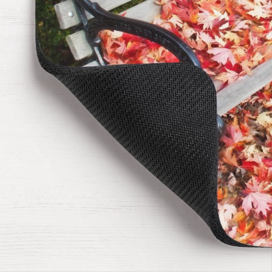 Herfst vallend blad natuur muismat (Hoek)