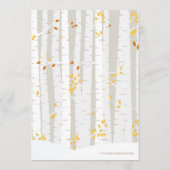 Herfst van bossen/wintergewas voor de Kaart van Ba (Achterkant)